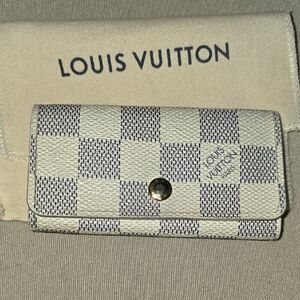 Louis Vuitton Damier Azur Canvas Key Holder